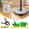 Qoolfoto Green Screen Backdrop Kit, 5x7ft T-Shaped Stand with Flat