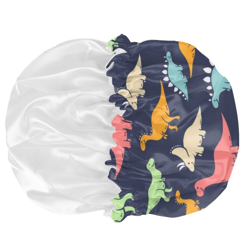 Babrukda Soft Kids Satin Sleeping Cap, Curly Natural Hair Bonnet