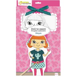 Avenue Mandarine Doll to Paint, Maya, pp029 °C
