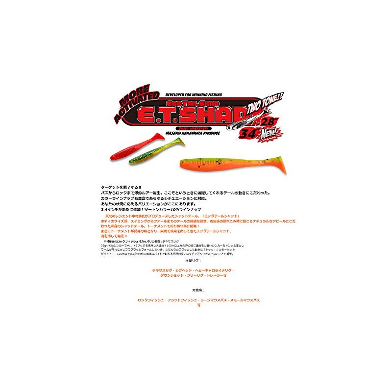 Bait Breath Eggtail Shad 4.3" #901 Rainbow Trout