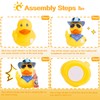 CoFuBcad Finger Rubber Duck Car Dashboard Decorations Duck Car Ornaments