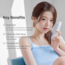 Dr.Althea 345 Relief Cream Mist  Hydrating Facial Mist with Rice Extract  Soothing Care for Sensitive Skin  Vegan Korean Skincare, 2.02 Fl Oz         