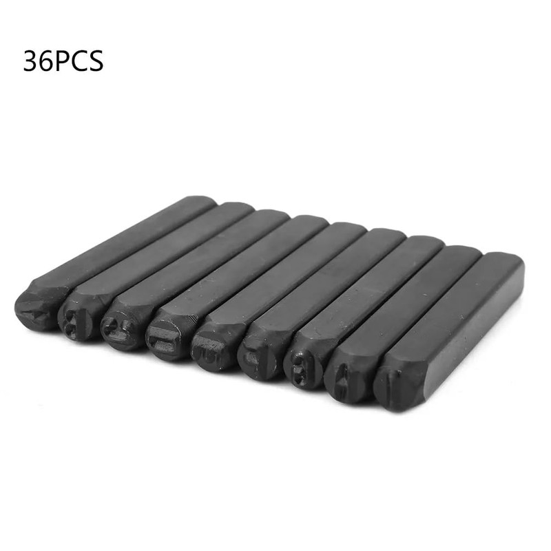 cwZhen 4MM Steel Die Metal Stamping Kit Punch Tool with