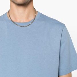 GAVU Men's Surfer Necklace with Faceted Natural Stone Beads Lucky Chain for Men, Stone, Pyrite