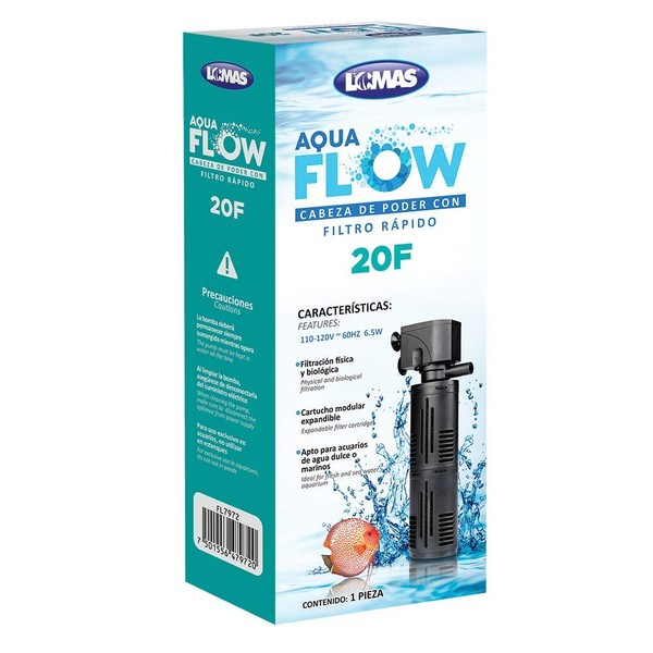 Lomas CABEZA DE PODER C/FILTRO RAPIDO AQUAFLOW 20