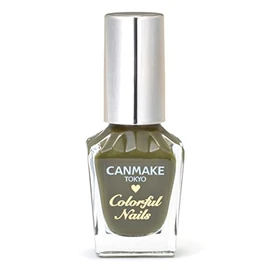 Canmake Colorful Nails N73 Matcha Syrup, High Color, Quick Drying, Green, Matcha, Khaki, Jam Syrup, Translucent, 0.3 fl oz (8 ml)