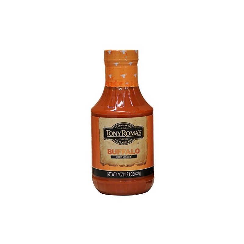 Tony Roma's Buffalo Wing Sauce, 17 Ounce (Pack of 6)