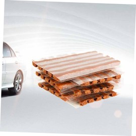 iplusmile 60pcs Car Tubeless Seal Strip Tire Repair Tool Kit Butyl Gum Natural Quick Puncture Fix Flexible Essential for Automotive Use