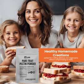 No Sugar Pectin for Canning Jam 6 oz – Pure Universal Citrus Powder with No Additives – Make Homeade Jellies Without Added Sweeteners with our Low Sugar Mix - Premium Bulk Ingredient