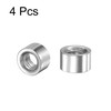 sourcing map Round Weld Nuts, M6 x 10mm x 6mm