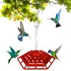 2025 Upgraded Sherem Hummingbird Feeder - 30 Feeding Ports, Hummingbird