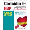 Coricidin HBP Cold & Flu Relief Tablets 20CT (Pack 2)