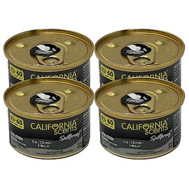 California Scents ambientador paquete de 4, y GOSO 4-Leaf Clover ambientador para coche, Ice