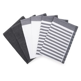 Ross - Exclusive - 4 x Tableware - 2 x Kitchen Towels in a Set (Anthracite)