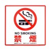 No Smoking Sticker (7.5 x 7.5 inches (190 x 190