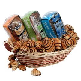 Kosher Traditional Chanukah Babka Gourmet Gift Basket