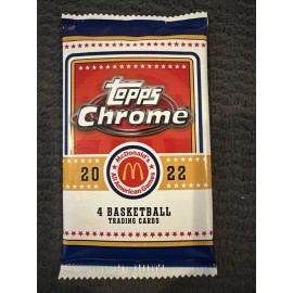 2022 Topps Chrome McDonald’s All American Games Basketball Factory Sealed Pack-1