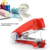 Qiilu Handy Sewing Machine, Mini Manual Sewing Machine, Pocket Size,