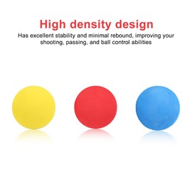 Street Hockey Balls, 12Pcs EVA Sponge Balls with Minimal Bounce for Indoor Outdoor