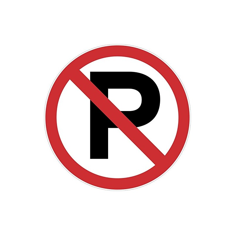 Hin215 Notification Sticker "Parken verboten, Parken verboten" (No Parking Prohibited)