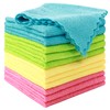 MOONQUEEN 12 Pack Microfiber Cleaning Cloth - Reusable Cleaning Rag,