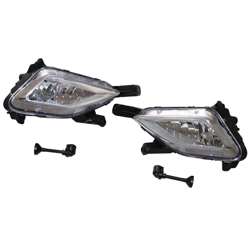 BIXIBIN Pair for 2015 2016 2017 Hyundai Sonata DRL Daytime