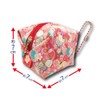 Hatayama Shoji 33202456 Mini Fuusen Pouch, Karafuru Japanese Pattern, My