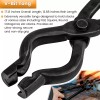 Unbranded/Generic Beginner Knife Making Blacksmith Tongs Hammer Tools Set Bladesmith