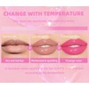 Color Changing Lip Oil, 2024 New Warm Change Moisturizing Lip