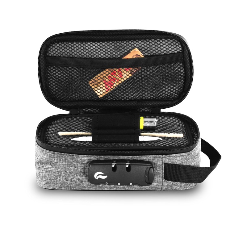 Sidekick Smell Proof Case w/Combo Lock (Gray)