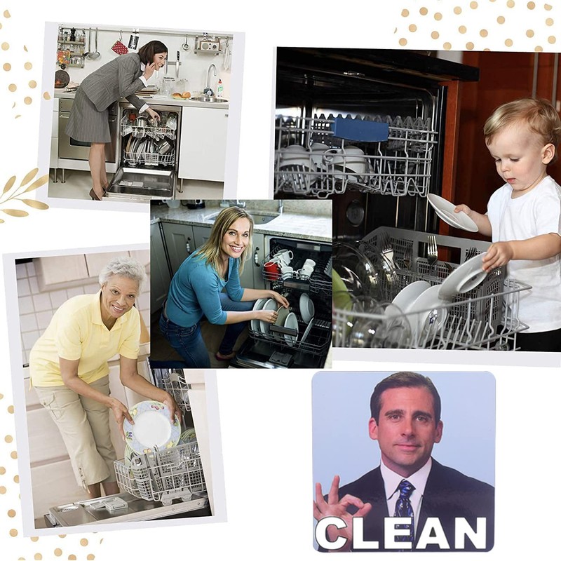 Clean and Dirty Magnet，Dishwasher Magnet Clean Dirty Sign Indicator，Reversible Dish