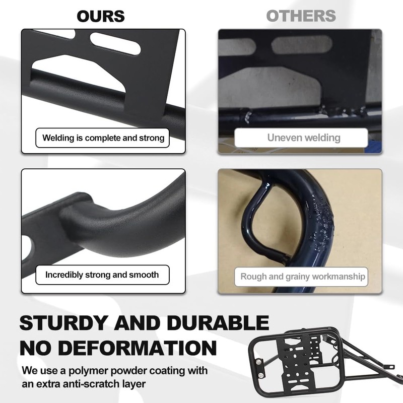 Xitomer Motorcycle Pannier Racks Fit for XT250 2008-2024 XT250 Motorcycle