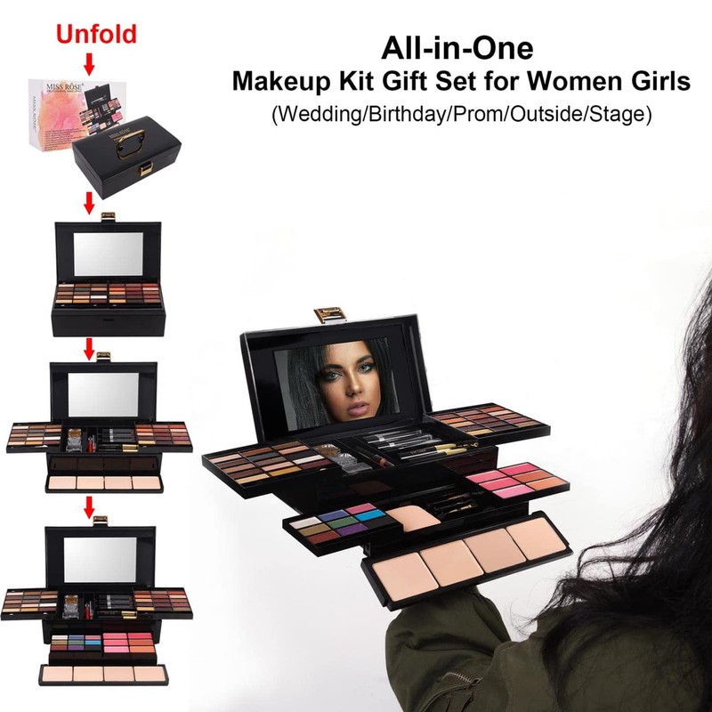 MISS ROSE M 58 Color Professional Makeup pallet, Makeup Kit