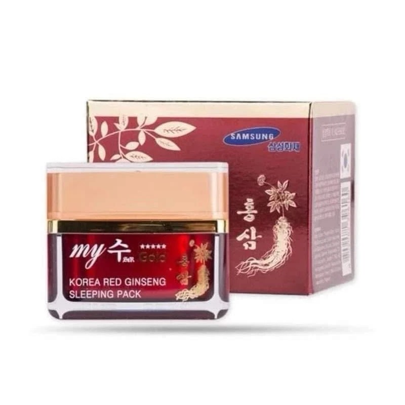 MY SU GOLD Korea Red Ginseng Sleeping Pack 50ml "MADE