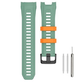 Gheper Sport Band Compatible with Garmin Instinct 3 45mm/50mm SOLAR/AMOLED Soft Silicone Adjustable Watch Band Replacement Strap Bracelet Wristband