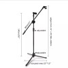 CHONGYTTUO NEW Collapsible Microphone Mic Stand Foldable Tripod Zinc alloy