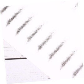 Housoutil 2sets Artificial Eyebrows Eyebrow Patches for Men Easy to Use Shapes 2sheets*2