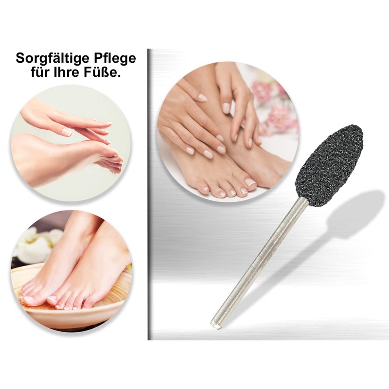 Ceramic cutter for quick callus removal, corneal sander, foot care