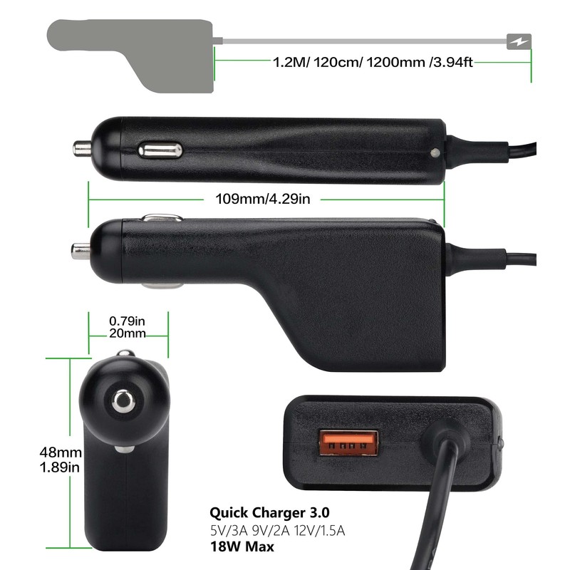 Car Charger for Panasonic Toughbook CF-18 CF-19 CF-20 CF-29 CF-30