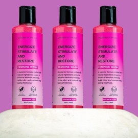 (3 Wash Bundle) Premium Women's Ph V Wash - Refreshing Mint & Ylang-Ylang - Natural Ingredients for Daily Hygiene and Intimate Care