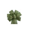 Handmade Small 5-6" Hand Made Wired Wreath Bow -Linen -