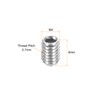 sourcing map Ball Point Set Screws, M4 x 6mm 304