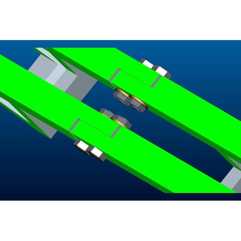 Aopin M8 x 35mm Hex Bolt Screw Grade 5.8 Stainless