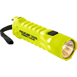 Pelican 3315CC (Correct Color) LED Flashlight - IP67 Waterproof (Yellow)