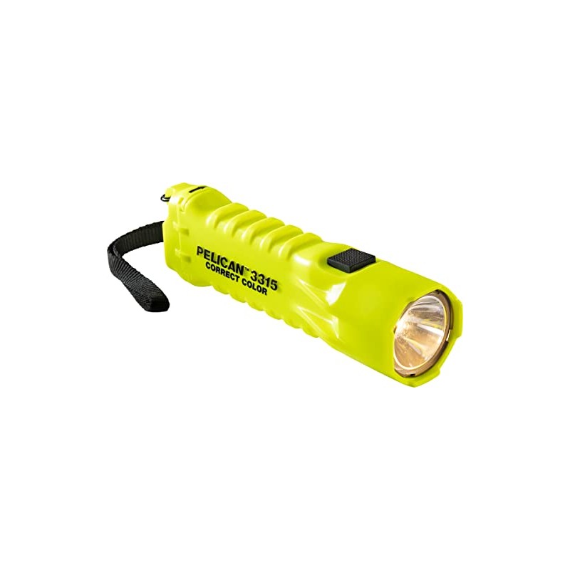 Pelican 3315CC (Correct Color) LED Flashlight - IP67 Waterproof (Yellow)