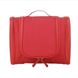 Makeup Bag Travel Cosmetic Toiletry Case Hanging Storage Large Bag Organizer， Durable, Waterproof Hanging Travel Makeup Bag - 9.45x3.94x9.84 inches