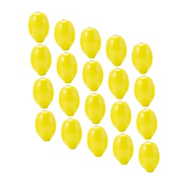 20St Perlen aus Zitronenholz Massenperlen schmuck perlen Bausatz Tonperlen hühner gieskanne kinderspielzeug Holzperlen handgemachte DIY-Perlen Hemu Yellow Operitacx