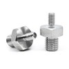 SUBRILLI 2-Pcs M12 Male to 1/4" Male Thread Adapter for