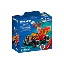 PLAYMOBIL City Action, Quad de Rescate 71040, a Partir de 4 años