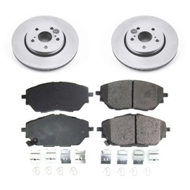 Power Stop KOE7890 Autospecialty Front Replacement Brake Kit-OE Brake Rotors & Ceramic Brake Pads For Toyota C-HR 2018-2022 [Model Specific]